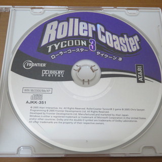 【入手困難】 Roller Coaster TYCOON 3 ローラーコースタータイクーン３日本語版の画像