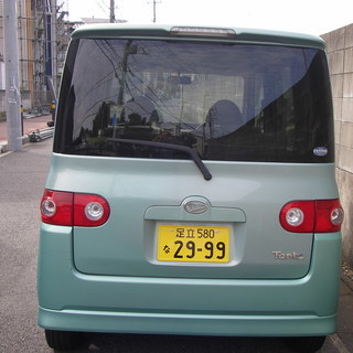15 年式　タント　うす緑色　Ｘﾘﾐﾃｯﾄﾞ　５ﾅﾝﾊﾞｰ車の画像