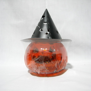 ハロウィン　パンプキンモンスター　ガラスポット　【新古品】の画像