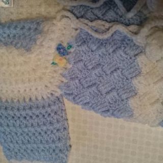 ベビー 毛糸カーディガン 75の画像