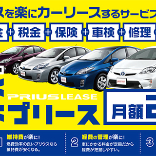 プリウスを楽にカーリース♪楽プリース 車検、税金、メンテナンス付きで月々20000円！ H22年式 プリウス ナビ、ETC、バックカメラ付きの画像