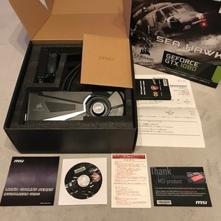 MSI Geforce GTX1080 SEA HAWK 簡易水冷 GPUの画像