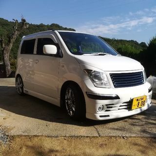 ワゴンR　MH23S  平成20年式　ローダウン　フルエアロ　カスタムの画像