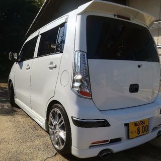 ワゴンR　MH23S  平成20年式　ローダウン　フルエアロ　カスタムの画像