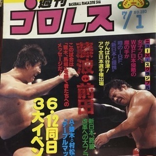 古い雑誌、ポスター プロレス他