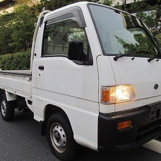 ☆車検2年！程度良好な軽トラ/エアコン付サンバートラック三方開☆...