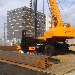 アボロン工法／建柱車　手元作業員の方大募集中です。の画像
