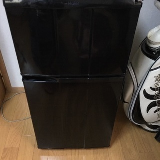 Haier (ハイアール)冷蔵庫 黒 一人暮らし用の画像