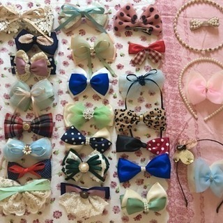 激安新品ヘアアクセサリーリボン