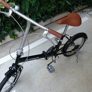 【Ｂ-STRAITS】 折りたたみ自転車　ちょい乗り用コンビニバイクの画像