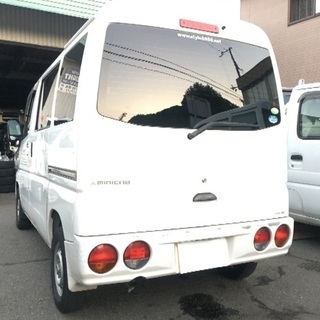 （売約済み）車検３０年１１月迄‼️即乗‼️ミニキャブ バン フロントブレーキパット新品交換済み Ｈ１９年式 合わせガラス ブルーボカシ 即戦力の画像