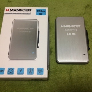 MONSTER THUNDERBOLT SSD for Mac 240GB