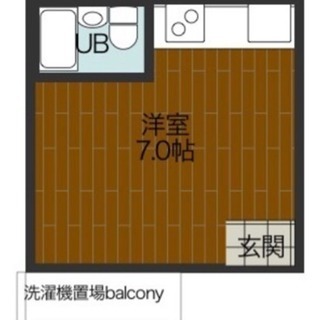 初期費用、家賃激安！門真、古川橋ワンルーム！の画像