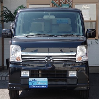 自社ローン専門中古車販売店！☆平成１９年　マツダ:スクラムワゴン:PZターボ　スペシャルパッケージ　黒！☆HDDナビ　両側パワースライドドア　フルセグTV☆　完全自社ローン【誰でも車がローンで買えます】 　※金利０％ 5周年キャンペーン開催中！の画像