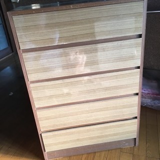 レトロ箪笥 たんす タンス 5段の画像