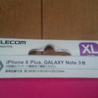 新品 エレコム iphone  スマートフォン カバー XL ピンク  スマホケース の画像