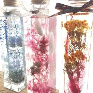 ハーバリウムワークショップ カフェで1Dayレッスン♪の画像