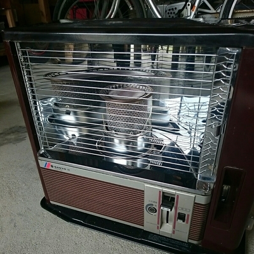 SANYO 開放式石油ストーブ OHR-S23C 反射式 年代物 そこそこ綺麗だけどジャンク