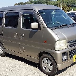 エブリィワゴン♪車検30/11迄♪ターボ♪4WD♪DVDナビ♪D...