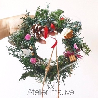 ＜12月13日＞富士見市　みずほ台　Xmasリース作りとアイシングクッキー作りの画像