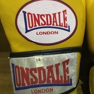 LONSDALE/ロンズデール ボクシング グローブ 黄色の画像