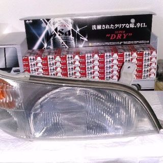 トヨタ純正ヘッドライト左右(ジャンク)
