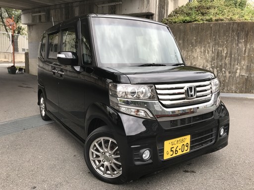 ⭐️【全コミ85万円】H25 NBOX カスタムGターボPKG☆車検30年7月迄