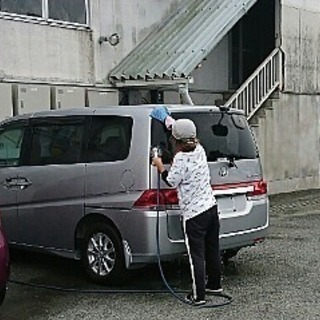 車のオークション会場でのお仕事の画像