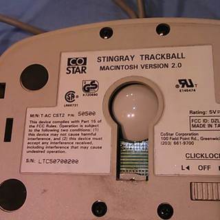 アップル用のマウス  、トラックボールの画像