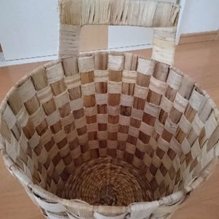 お取引中🌼イケアの大きなかご🌼天然素材🌼の画像