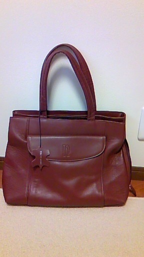 皮トートバッグ☆赤