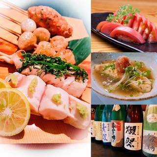 地鶏の希少部位の焼鳥が食べれます☆