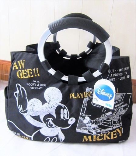 Disney ミッキーマウス プレミアムアルミハンドルビッグバッグ 非売品 1,000円