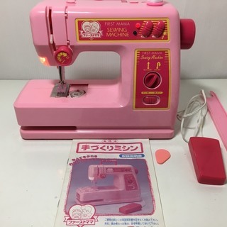 ツクダオリジナル ファーストママ 手作りミシン 元箱 取説 USED 動作確認済み 調布市の画像