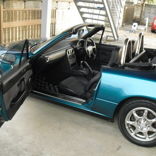 NＡ8C シリーズ2（Ｓｒ２）ロードスター（ROADSTER）特別限定車 SRリミテッド　車検取立てＨ31.9/26　外内美車　TEIN車高調、HKSマフラーの画像