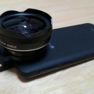 ほぼ新品！スマホレンズキット 2in1 広角とマクロの画像