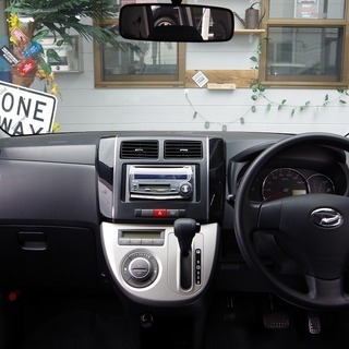 自社ローン専門中古車販売店！☆平成19年　ダイハツ　ミラカスタムX　　黒！☆スマートキー　エアロ　ベンチシート☆　完全自社ローン【誰でも車がローンで買えます】 　※金利０％ 5周年キャンペーン開催中！の画像