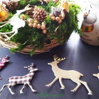 natural素材のX'masリースレッスン【募集中】の画像