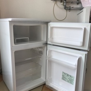 小さめ2ドア冷蔵庫(中古美品)の画像