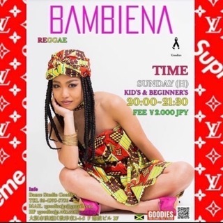 体験ダンスレッスン “REGGAE” BAMBIENA