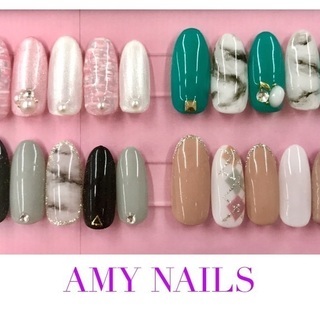 ❤️AMY NAILS 10月定額デザインネイル¥6,000❤️