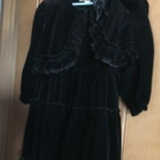 130cmワンピース黒