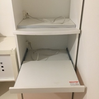 炊飯器を置けるキッチン収納の画像