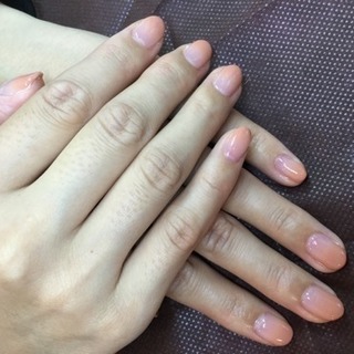 シンプルネイルです