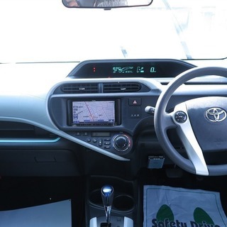 どなたでも車がローンで買えます！　最新在庫特集！！　アクア　１．５Ｓ　・メモリーナビ・ワンセグ・ＤＶＤ再生・スマートキー・ＥＴＣ・エアロ　完全自社ローン！！の画像