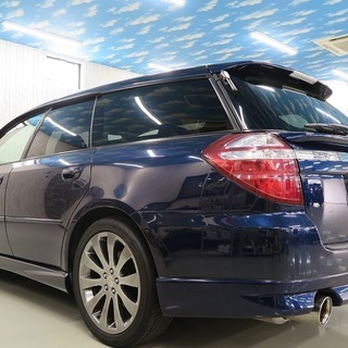 レガシィツーリングワゴンＧＴ　スペックＢ　・サンルーフ・社外マフラー・ＨＩＤ・アルミ・パワーシート・ＳＴＩエアロパーツ・マッキントッシュ　完全自社ローン！！の画像