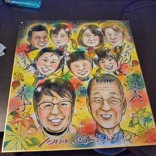 イラストレーター・似顔絵師神田拓の制作アシスタントの画像