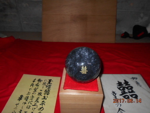 大理石磨き円球飾り物