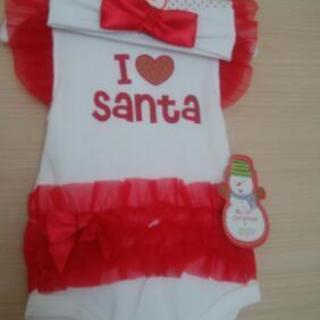 新品未使用　baby gear クリスマスのベビー服 0-3ヶ月