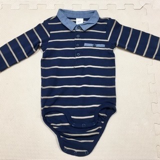 Ｈ＆Ｍ ベビー70cmロンパース☆２枚セット☆の画像